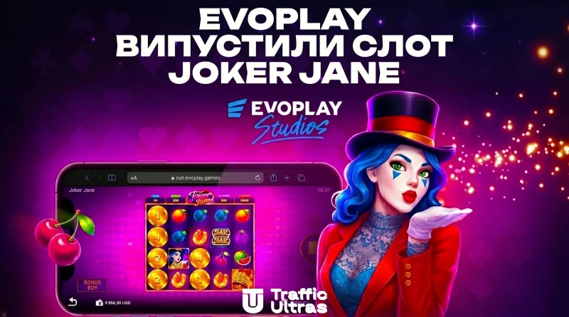 Evoplay випустили слот Joker Jane: множники, Hold and Win та джекпот х5000