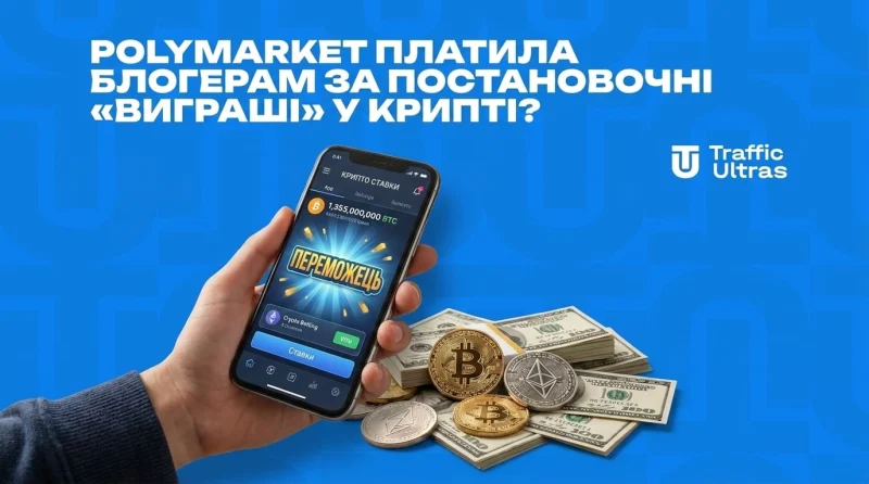Polymarket платила блогерам за постановочні «виграші» в крипті?