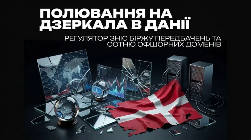 Полювання на дзеркала в Данії: Регулятор зніс біржу передбачень та сотню офшорних доменів