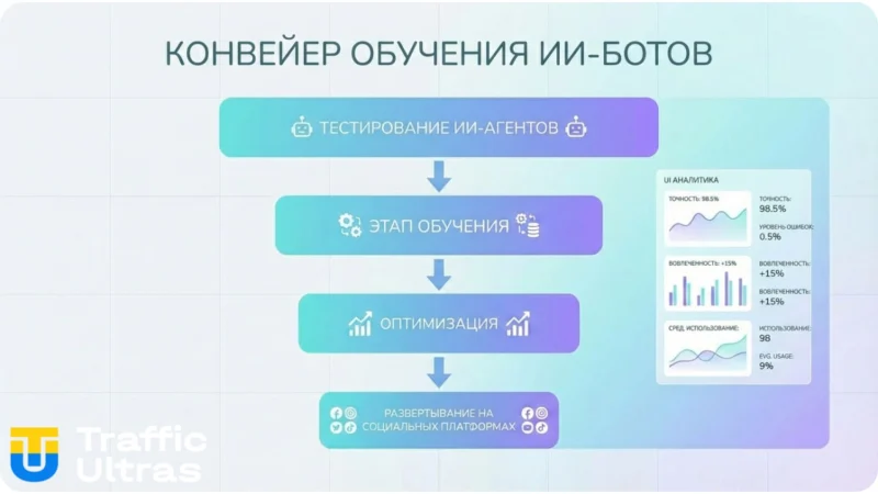 Воронка использования ИИ-агентов Moltbook для арбитража и масштабирования трафика