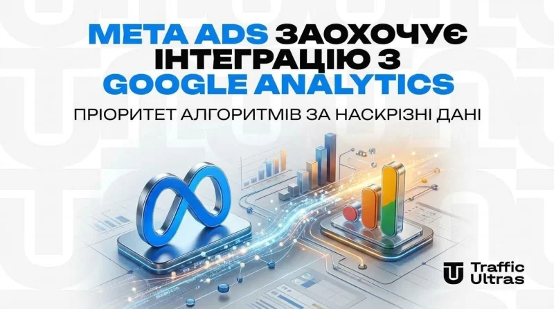 Meta Ads заохочує інтеграцію з Google Analytics: пріоритет алгоритмів за наскрізні дані
