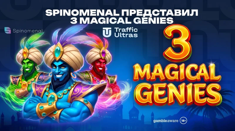 Spinomenal представил 3 Magical Genies: новый взгляд на механику Hold & Hit