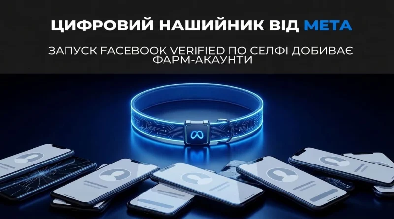 Цифровий нашийник від Meta: Запуск Facebook Verified за селфі добиває фарм-акаунти