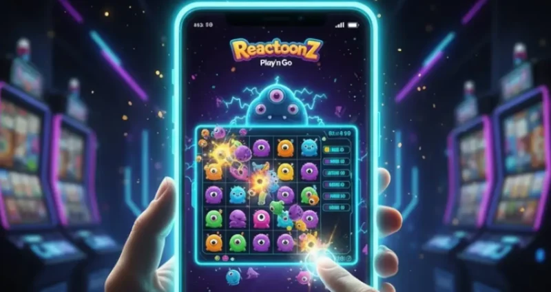 Reactoonz від Play’n GO — каскадний слот з бонусами Gargantoon і Quantum Leap, популярний серед гравців та арбітражників