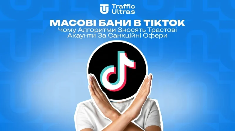 Масові бани в TikTok: чому алгоритми зносять трастові акаунти за санкційні офери