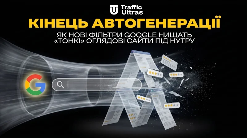 Кінець автогенерації: як нові фільтри Google знищують «тонкі» оглядові сайти під нутру