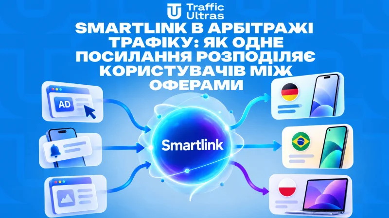 Smartlink в арбітражі трафіку: як одне посилання розподіляє користувачів між оферами