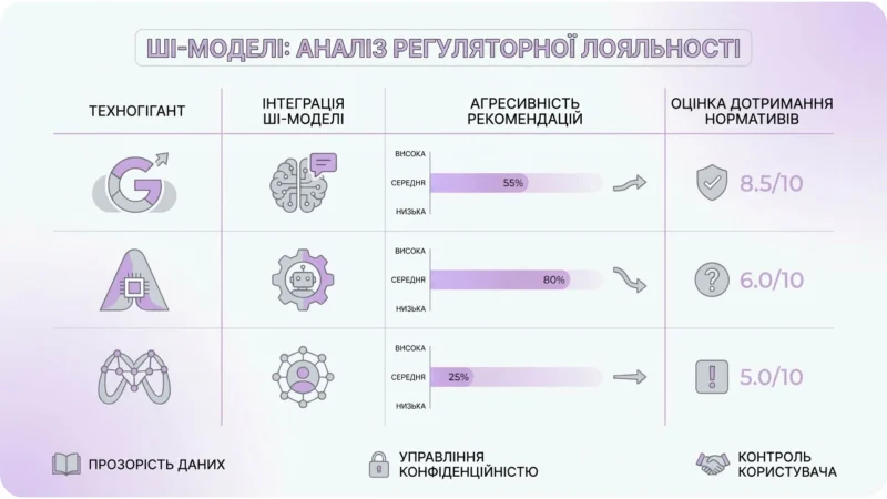 Порівняння рекомендацій казино від Meta AI, Gemini та ChatGPT.