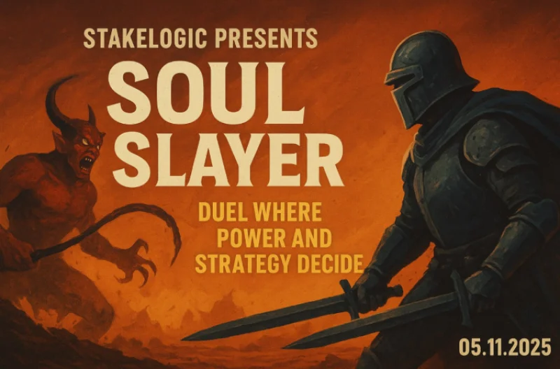 Новый фэнтези-слот Soul Slayer от Stakelogic с демонами, боссами и механикой Rumble Reels™