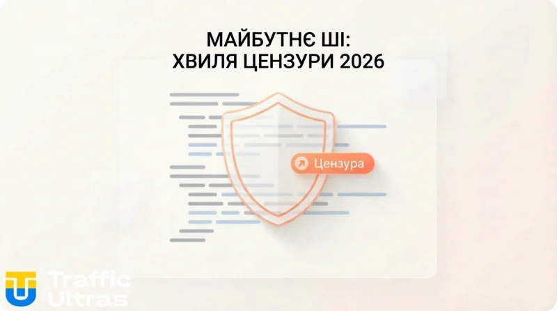 Візуалізація майбутньої цензури гемблінг-запитів у ШІ.