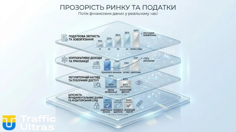 Візуалізація прозорості фінансових потоків у гемблінгу.