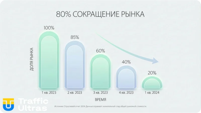 Инфографика падения количества офшорных операторов на Филиппинах.