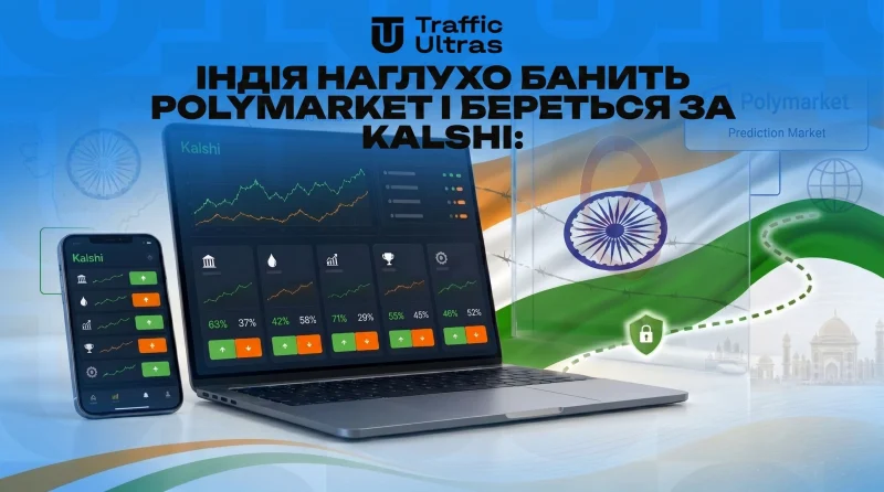 Індія жорстко блокує Polymarket і береться за Kalshi