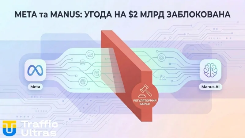 Китай зірвав угоду Meta та Manus на $2 млрд: що буде з ШІ-агентами?