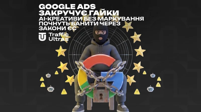 Google Ads закручує гайки: AI-креативи без маркування почнуть банить через закони ЄС