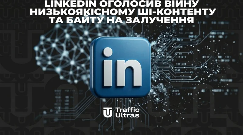 LinkedIn оголосив війну низькоякісному ШІ-контенту та маніпуляціям із залученням аудиторії