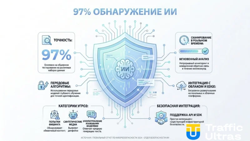 Роль ИИ в модерации Google Ads 2025 — 97% эффективности.
