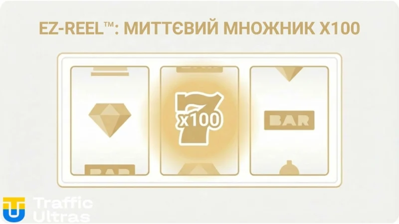 Схема механіки EZ-Reel™ 3x1 у слоті Jewel Boom Super Drop.