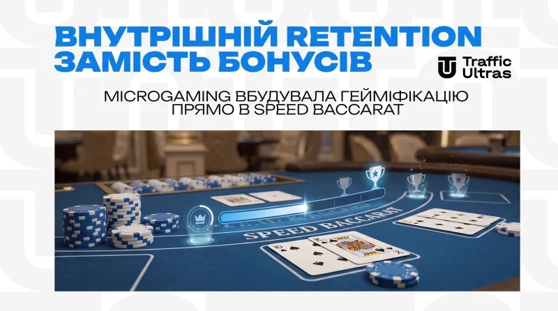 Внутрішній retention замість бонусів: Microgaming вбудувала гейміфікацію прямо в Speed Baccarat