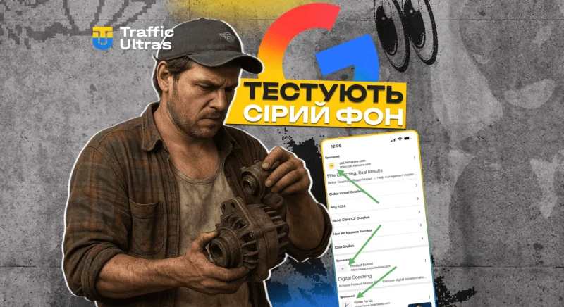 Google тестує сірий фон навколо логотипів у пошуковій рекламі: як це вплине на кліки?