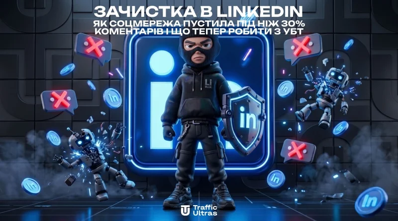 Зачистка в LinkedIn: як соцмережа пустила під ніж 30% коментарів і що тепер робити з УБТ