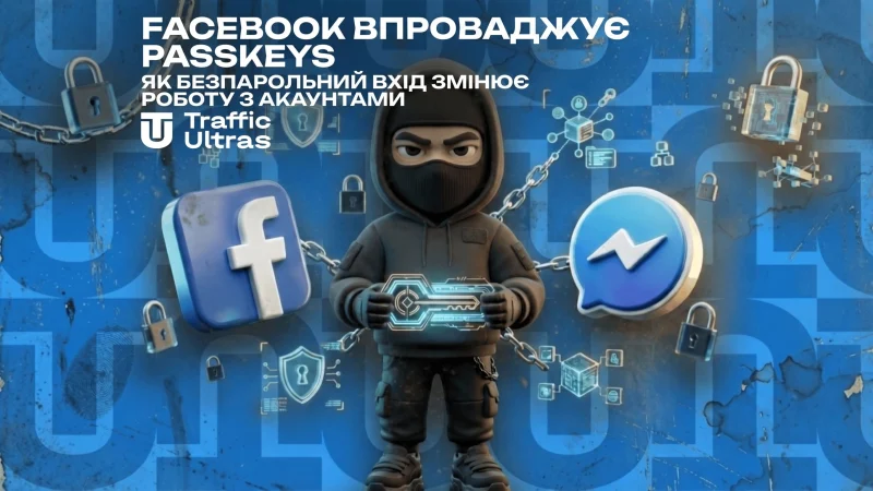 Facebook впроваджує Passkeys: як безпарольний вхід змінює роботу з акаунтами