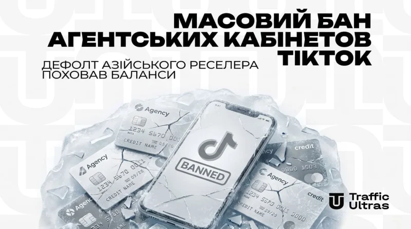 Масовий бан агентських кабінетів TikTok: дефолт азійського реселера поховав баланси