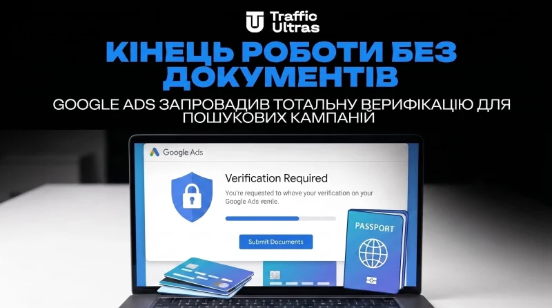 Кінець роботи без документів: Google Ads ввів тотальну верифікацію для пошукових кампаній