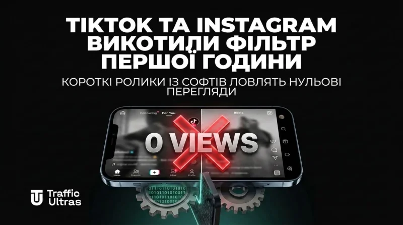 TikTok та Instagram викотили фільтр першої години: короткі ролики із софтів ловлять нульові перегляди