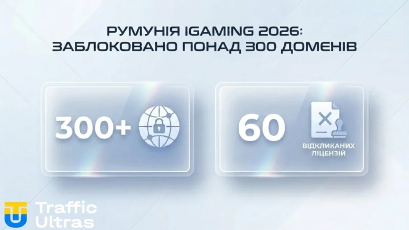 Статистика блокувань ONJN Румунія 2026.