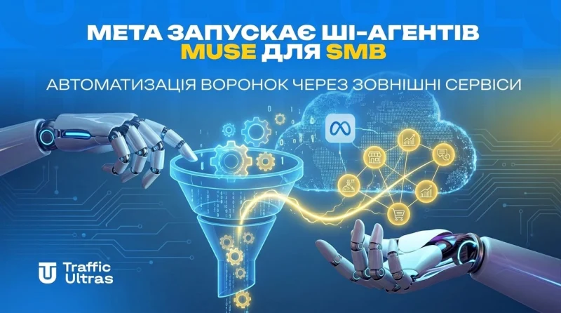 Meta запускає ШІ-агентів Muse для SMB: автоматизація воронок через зовнішні сервіси