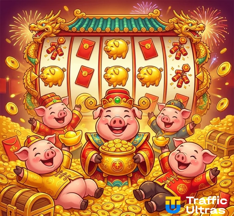  Слот Oinkin’ Fortunes від Infinity Dragon Studios зі свинками-скарбничками, бонусами та джекпотами