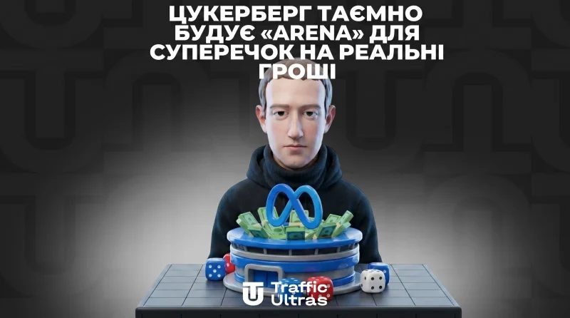 Цукерберг робить ставку на азарт: Meta таємно будує «Арену» для суперечок на реальні гроші