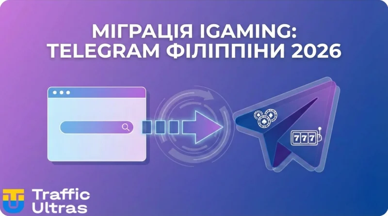 Інфографіка переходу iGaming-індустрії Філіппін у Telegram-боти.