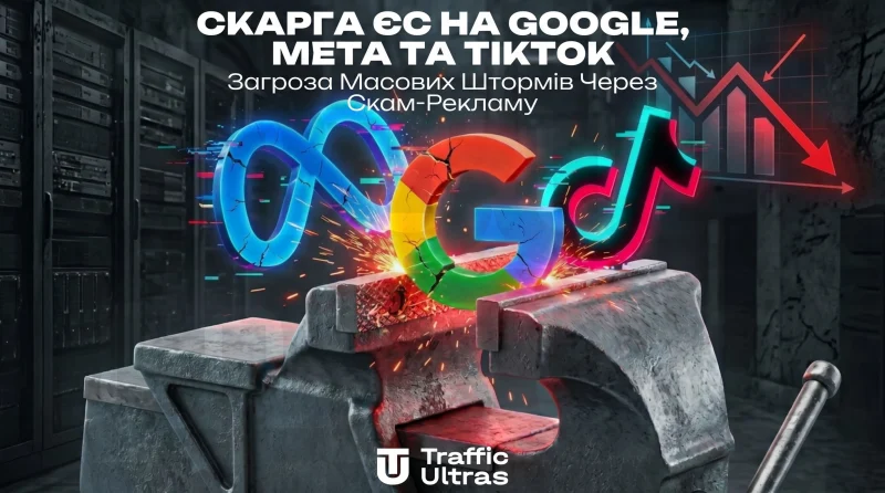 Скарга ЄС на Google, Meta та TikTok: загроза масових штормів через скам-рекламу