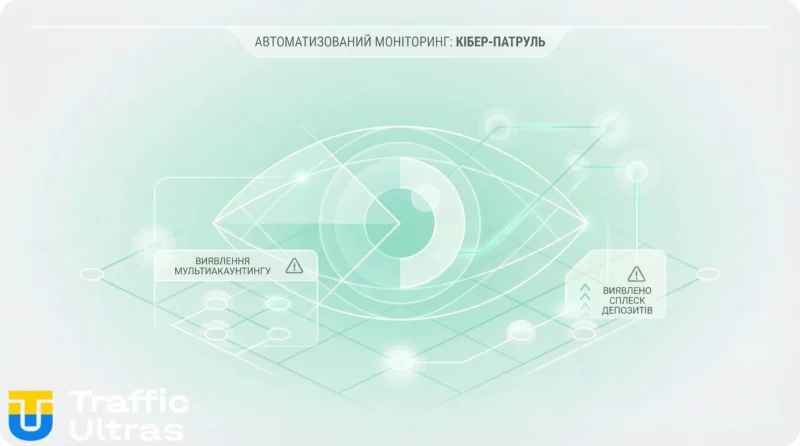  Схема автоматичного блокування рахунків "Cyber Patrol" у банках Індонезії.