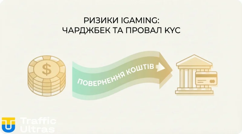  Ризики chargeback для онлайн-казино при використанні вкрадених коштів.