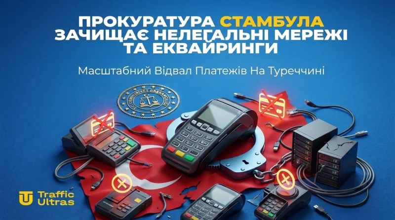 Прокуратура Стамбула зачищає нелегальні мережі та еквайринги: масштабний відвал платіжок на Туреччині
