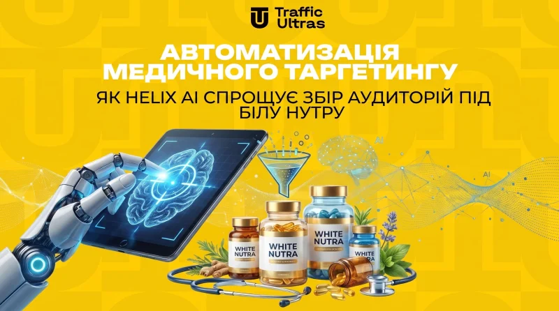 Автоматизація медичного націлювання: як Helix AI спрощує збір аудиторій під білу нутру