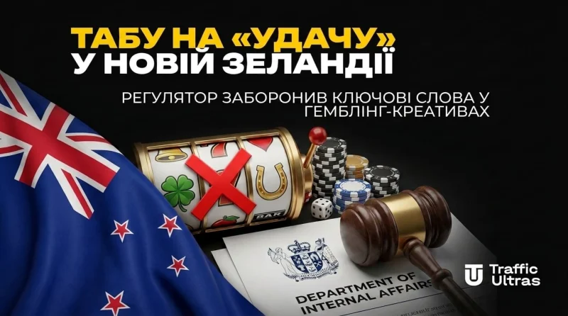 Табу на «удачу» в Новій Зеландії: Регулятор заборонив ключові слова у гемблінг-креативах