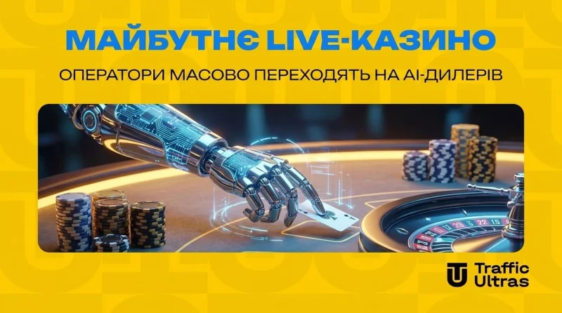 Майбутнє Live-Казино: Оператори масово переходять на AI-дилерів