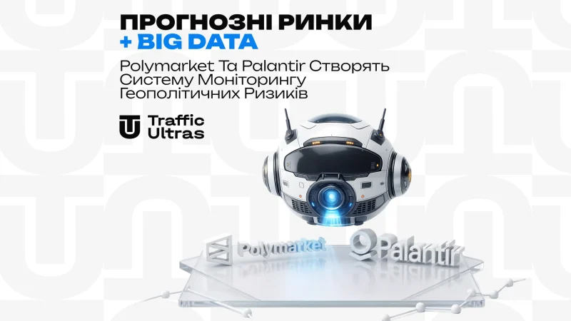 Прогнозні ринки + Big Data: Polymarket та Palantir створять систему моніторингу геополітичних ризиків