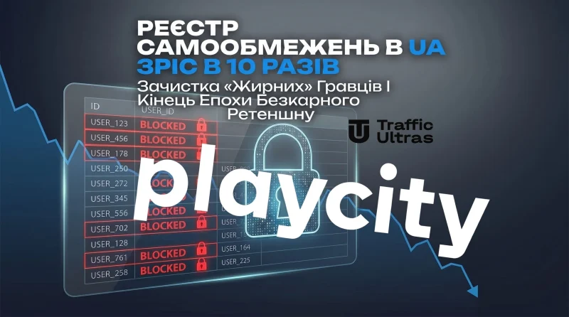 Реєстр самообмежень в UA зріс у 10 разів: Зачистка «жирних» гравців та кінець епохи ретеншну без обмежень