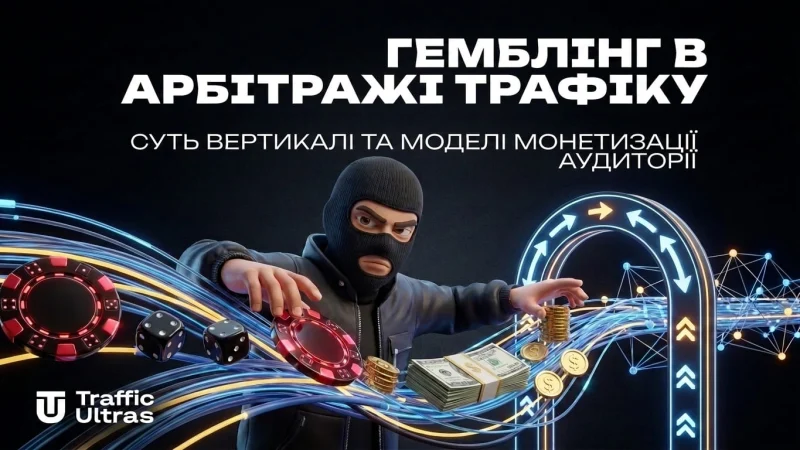 Гемблінг в арбітражі трафіку: суть вертикалі та моделі монетизації аудиторії