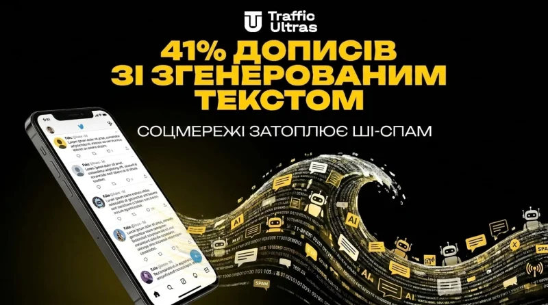 41% постів з генерованим текстом: соцмережі затоплює ШІ-спам