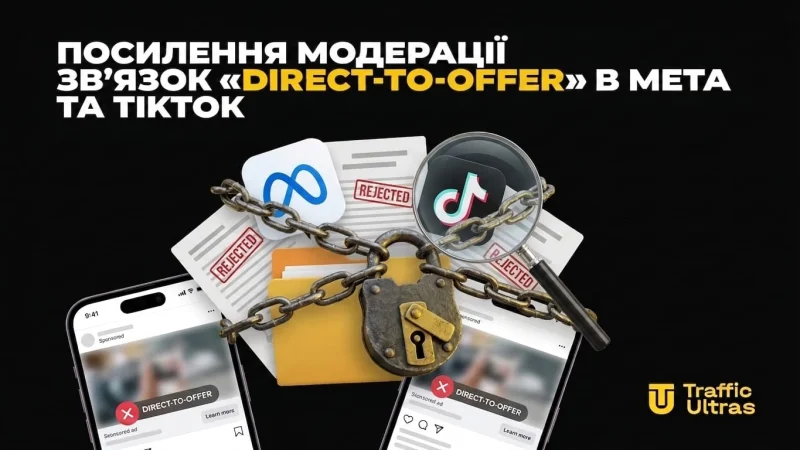 Посилення модерації зв'язок «Direct-to-Offer» у Meta та TikTok