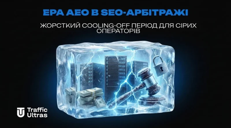Ера AEO у SEO-арбітражі: ШІ-видача Google забирає до 60% кліків