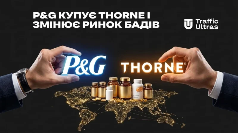 P&G купує Thorne та змінює ринок БАДів