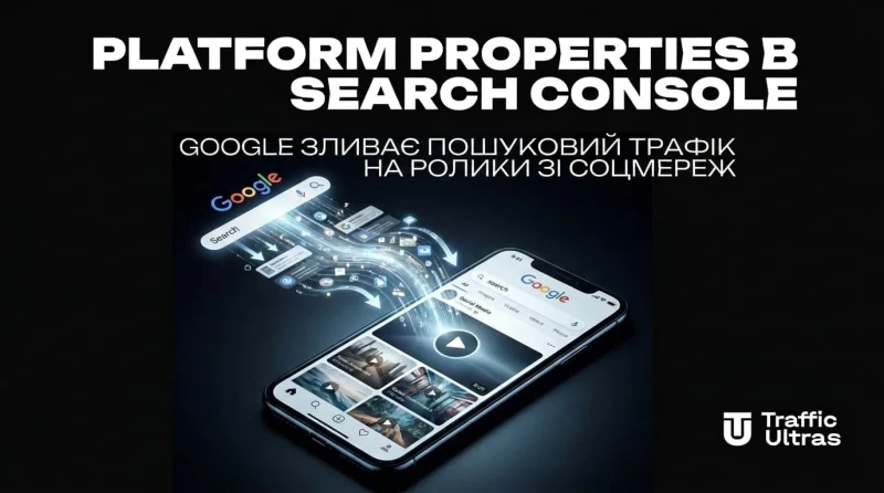 Platform Properties у Search Console: Google зливає пошуковий трафік на ролики з соцмереж