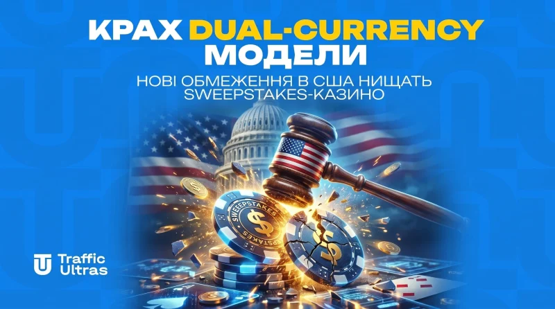 Крах dual-currency моделі: нові обмеження в США знищують sweepstakes-казино